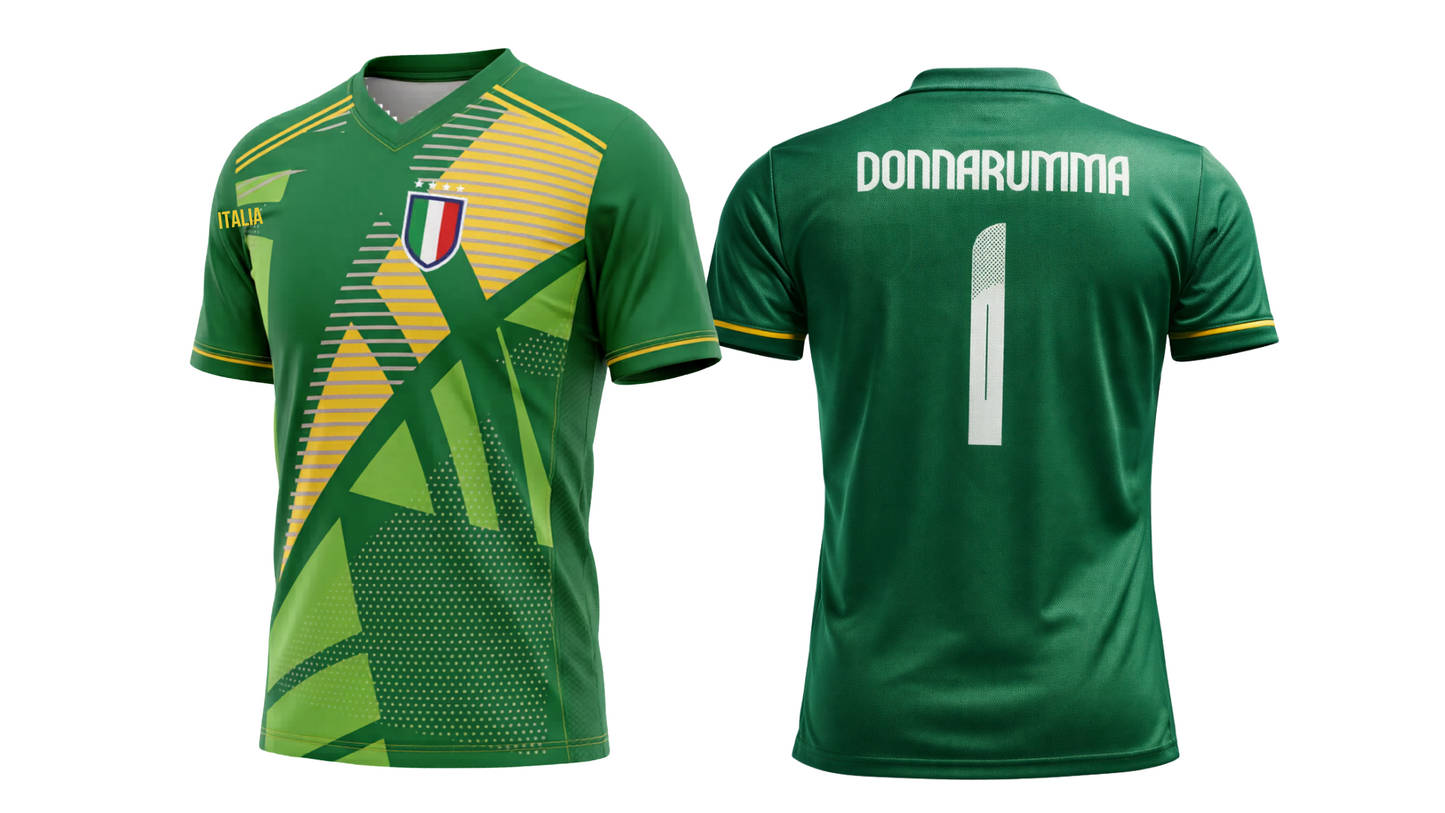 Donnarumma #1 Italia Premium Goalkeeper Jersey — Official Style